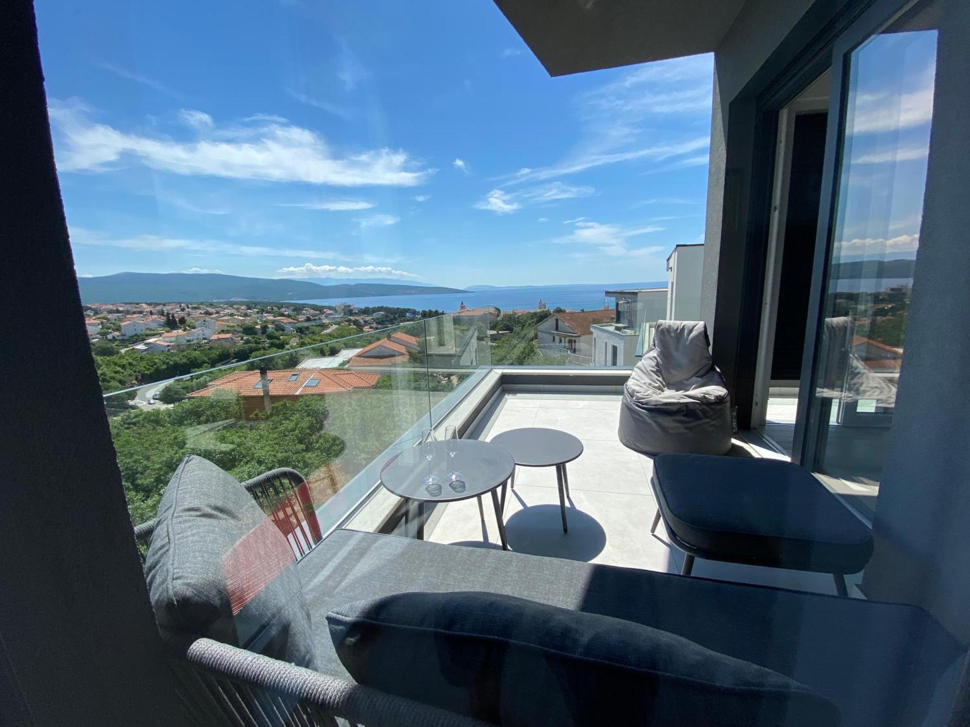 Appartamento 4Star Seaview Penthouse Krk Krk Town Esterno foto